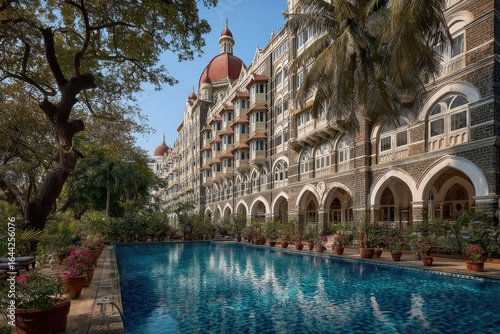 Majestic Mumbai Taj Mahal Palace Hotel Portrait Photography.