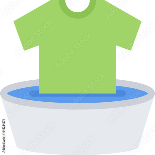 Laundry Washing Process Icon