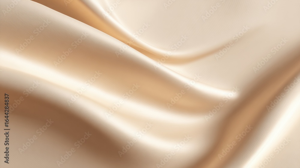Obraz premium Smooth warm beige solid background with seamless lighting.