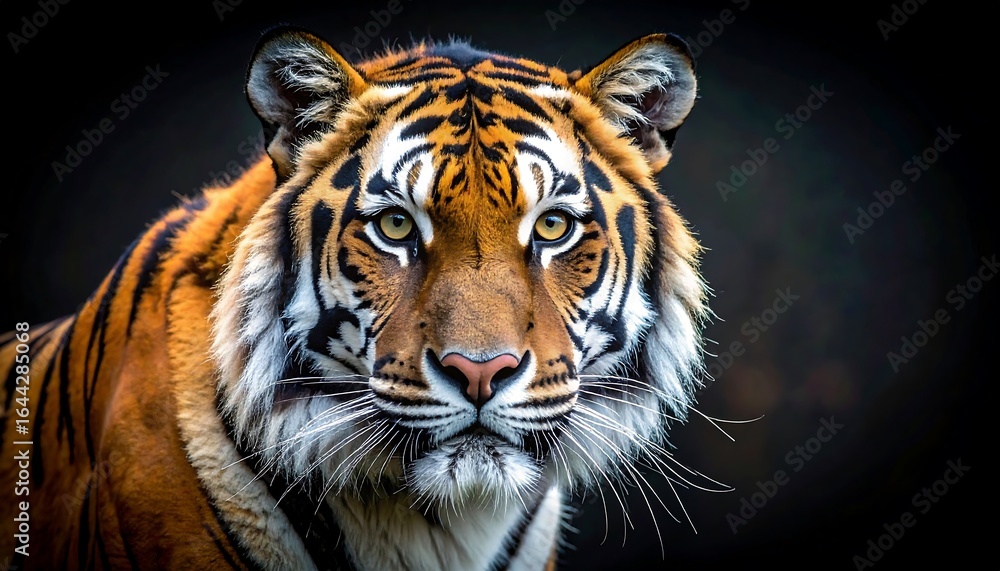 Fototapeta premium Close-up portrait of a tiger.