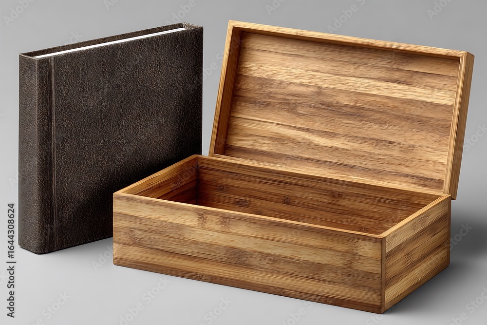 Rustic bamboo storage box with latch high resolution picture Rustic bamboo storage box with latch high resolution picture