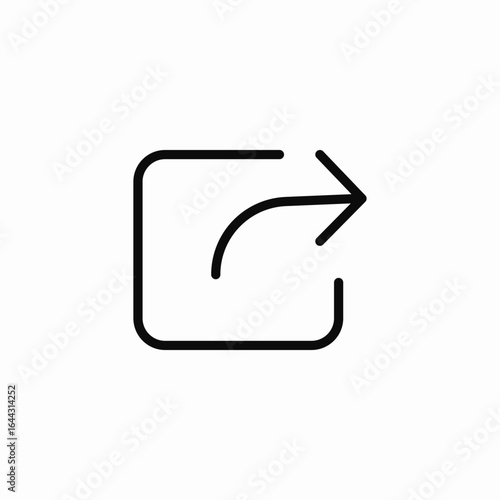 external link icon sign vector