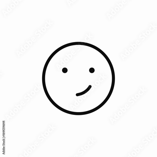 simple smile icon sign vector