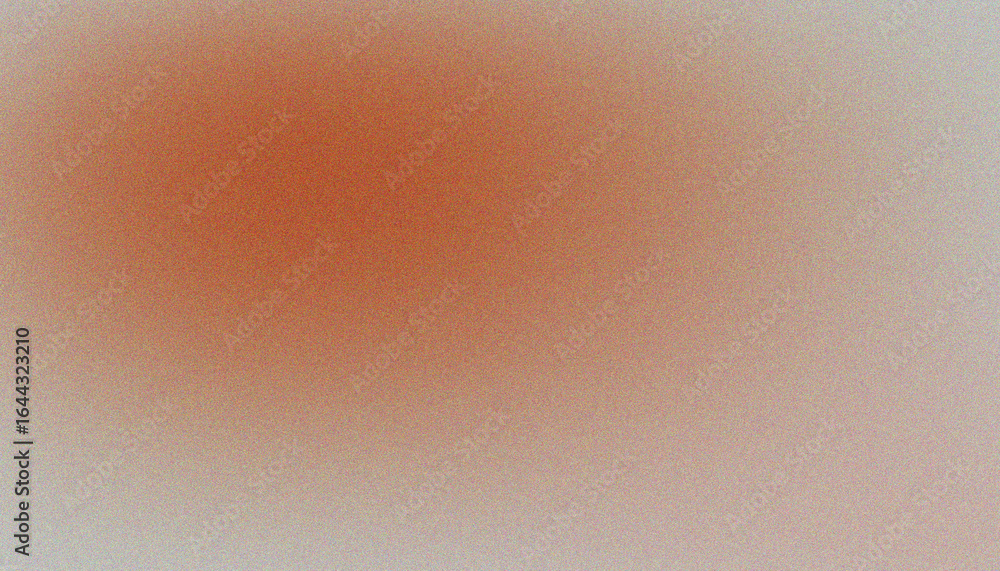 Fototapeta premium Abstract grainy gradient background with soft orange light leak, warm peach color blur texture, minimalist aesthetic backdrop for digital design