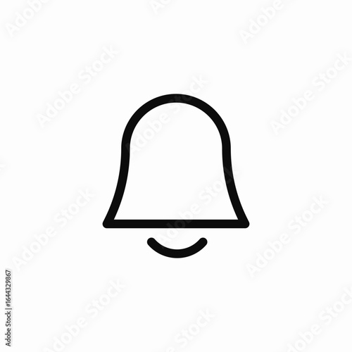 notification bell icon sign vector