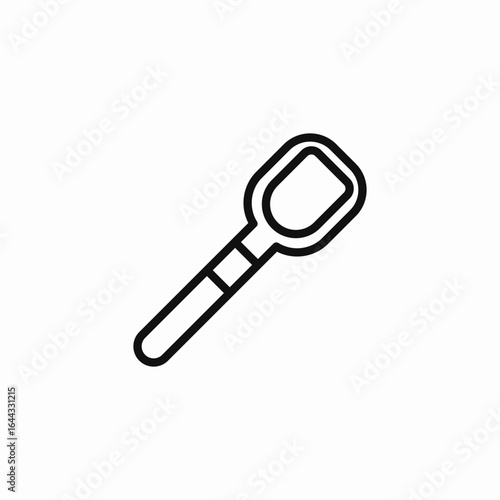 bottle opener icon sign vector