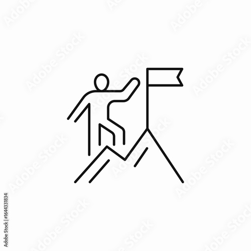goal achieved icon sign vector