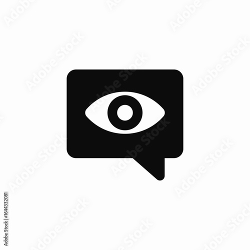 message view icon sign vector