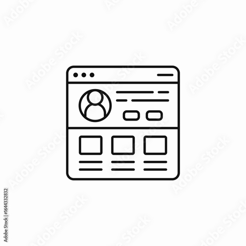 user interface icon sign vector
