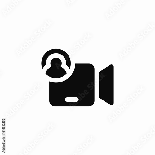 video call icon sign vector
