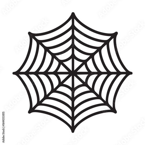 Spider web silhouette for Halloween decoration