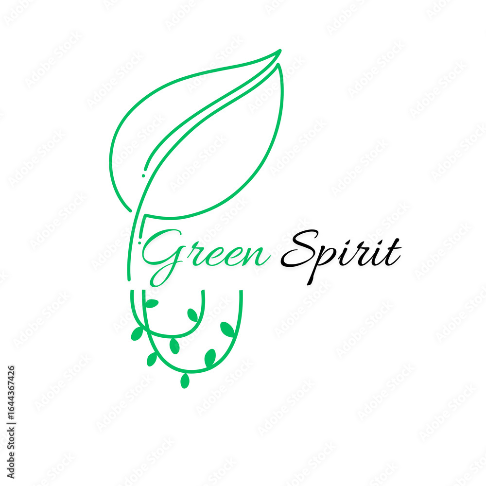 Fototapeta premium Green leaf