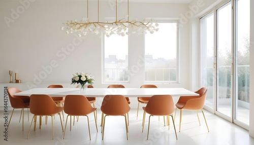 Photo interior modern design room 3d illustration
