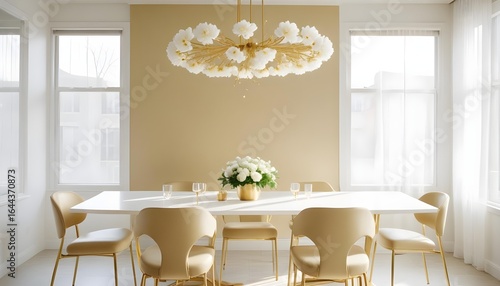 Photo interior modern design room 3d illustration
