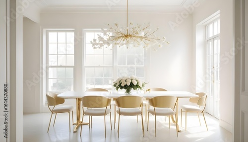 Photo interior modern design room 3d illustration
