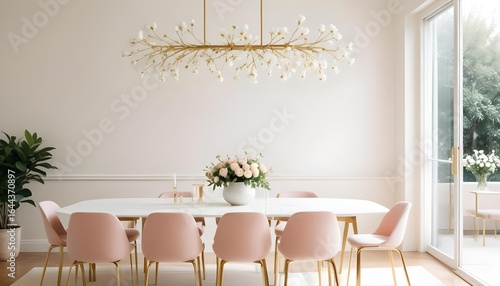 Photo interior modern design room 3d illustration
