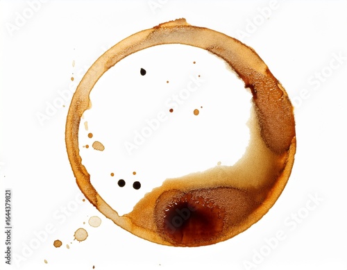 coffee stains isolated on a white background royalty high quality free stock image of coffee and tea stains left by cup bottoms round coffee stain isolated cafe stain fleck drink beverage
