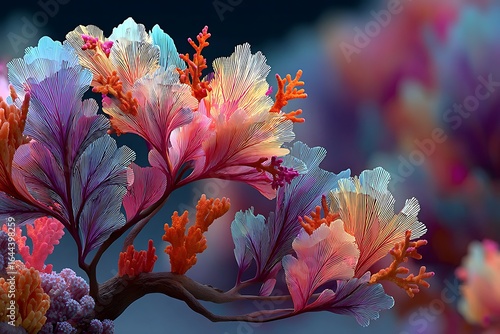 Exotic coral reef with vivid color wallpaper images