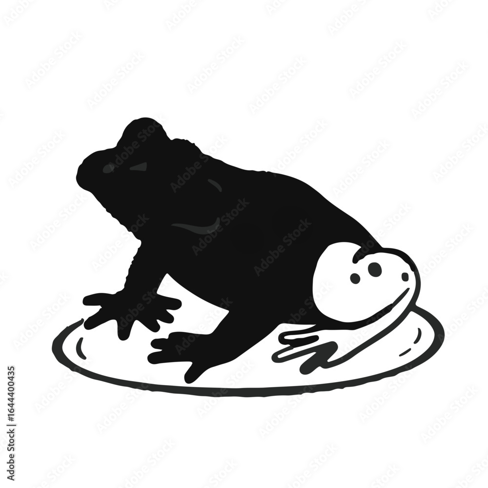 Fototapeta premium Water Frog Sehuencas