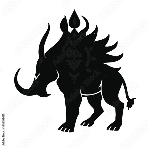 Prehistoric Sivatherium Illustration