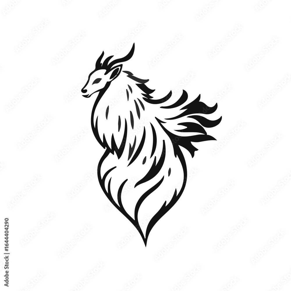 Obraz premium Shiranian Black Animal