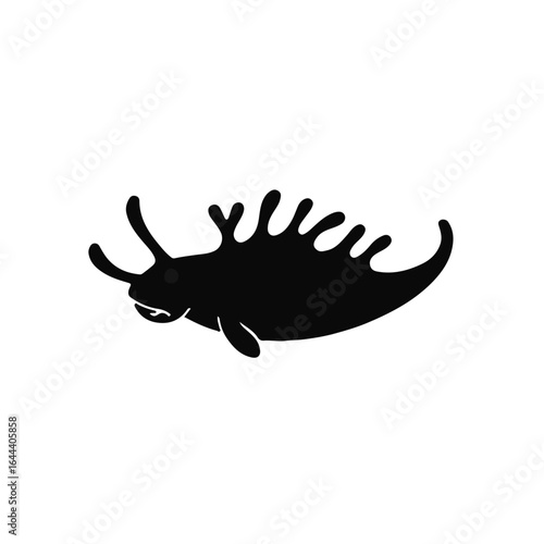 Sea Slug Animal - Black