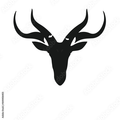 Scimitar-Horned Oryx Illustration