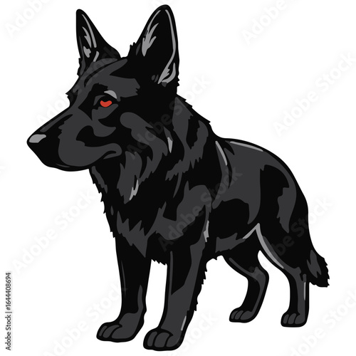 Black German Shepherd Dog