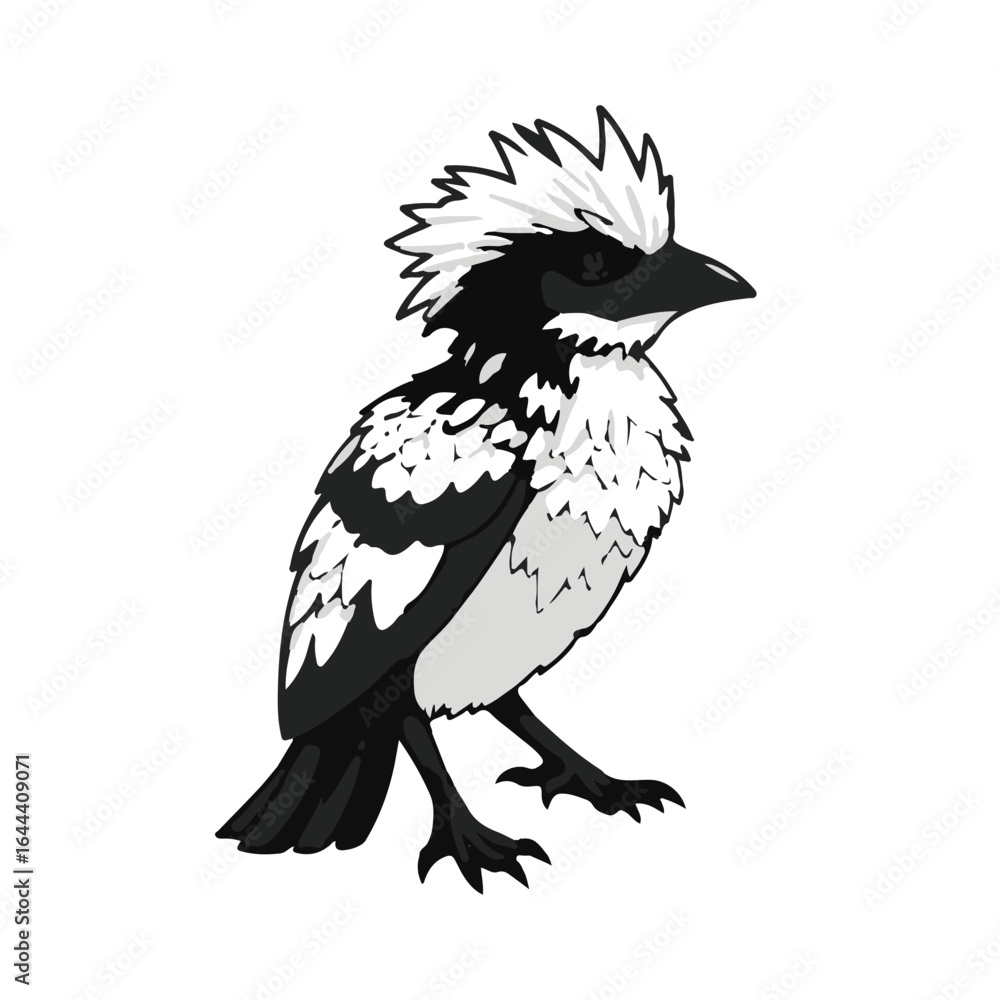 Obraz premium Crested Pygmy Tyrant Art