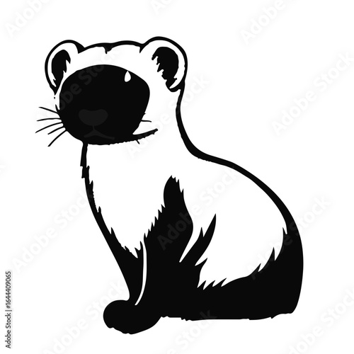 Ferret Animal Illustration