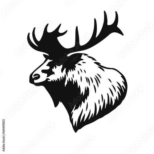 Roosevelt Elk Silhouette