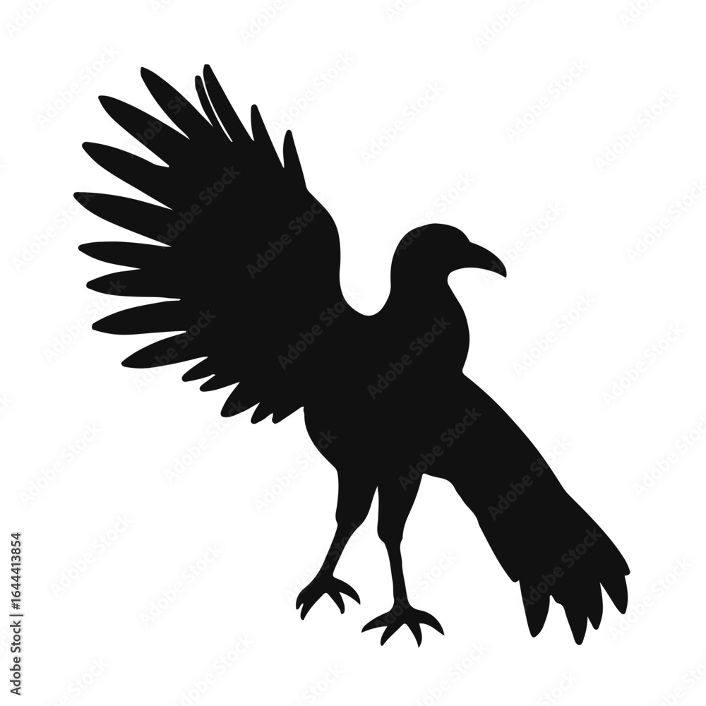 Fototapeta premium Quetzal-Black-Animal-Icon-4.svg