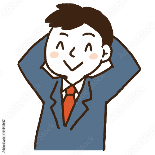 制服を着た学生表情