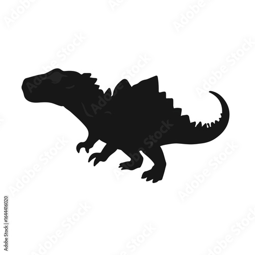 Phytosaur - Black Silhouette