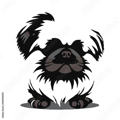 Black Pekingese