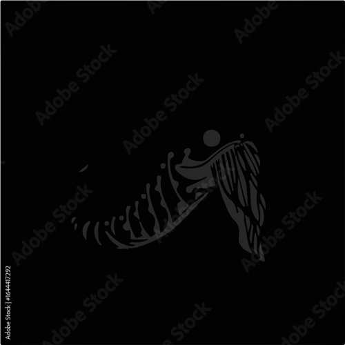 Pacific Spaghetti Eel Photograph