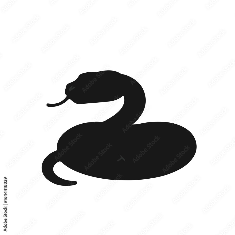 Obraz premium Black Pine Snake