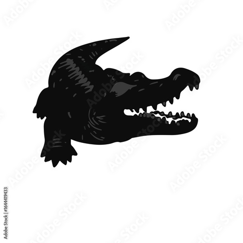 Nile Crocodile Illustration