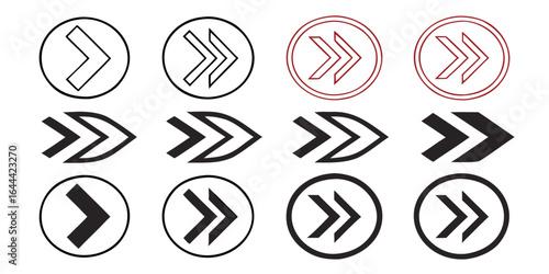 set of hand drawn Aero set 