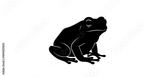 Object black frog illustration vector amphibian graphic design nature wildlife animal drawing silhouette toad art image vector