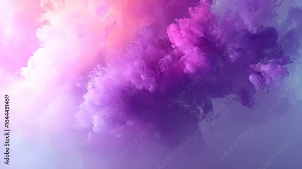 Fototapeta premium Abstract Pastel Watercolor Background Soft Fluid Shapes Ethereal Calm Backdrop Digital