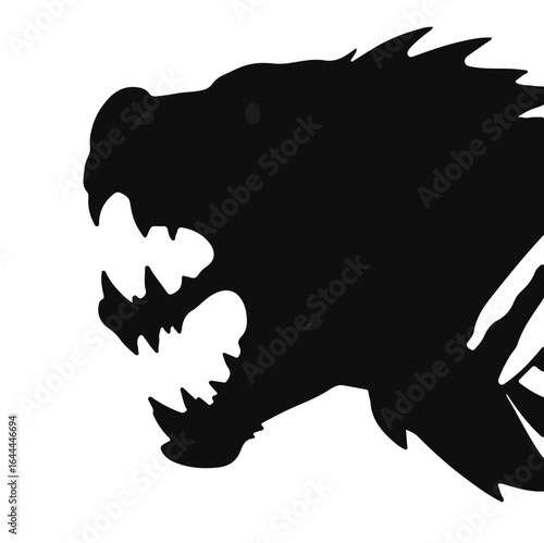 Black Wolffish Illustration