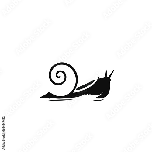 Black Volcano Snail Animal