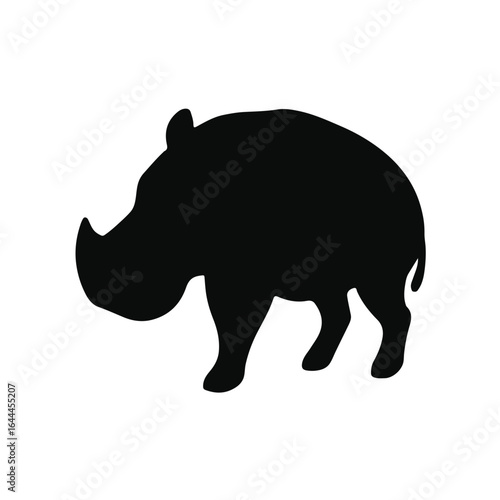Black Tapir Illustration