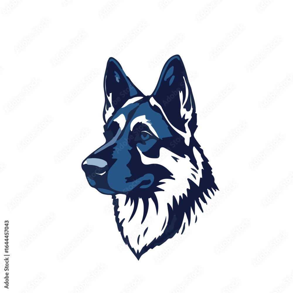 Fototapeta premium Blue German Shepherd