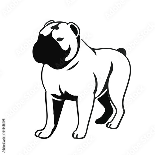Shar-Pei Breed Illustration