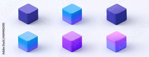 Free Download Multi-colored gradient cubes - GFXLoad