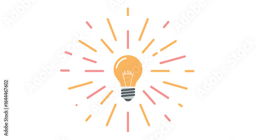 Bright Idea Light Bulb Concept