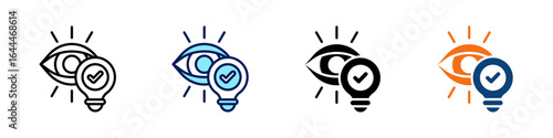 Dynamic Vision All In One Icon Multi Styles Vector Set
