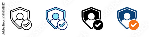 Courageous Leadership All In One Icon Multi Styles Vector Set
